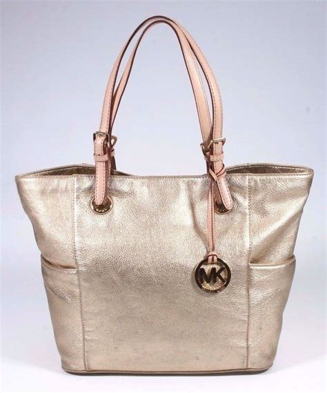 gold michael kors purse ebay|michael kors gold shoulder bag.